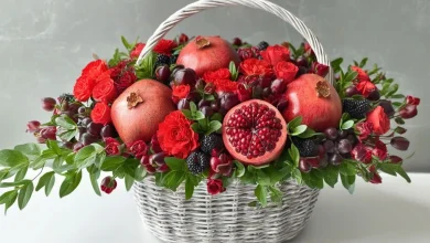 تزیین میوه شب یلدا ساده و شیک (عکس) 2 9 18