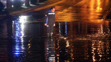 بارش شدید باران در بدروم