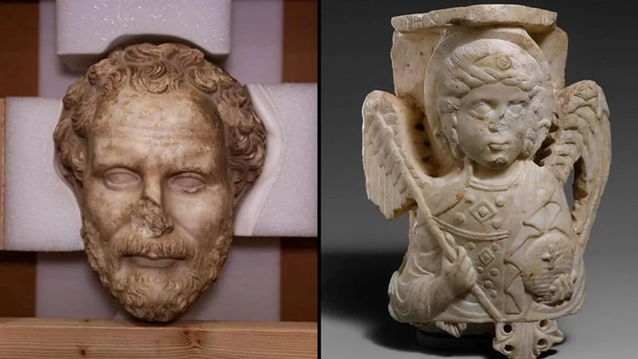 بازگشت چندین اثر باستانی از آمریکا به ترکیه