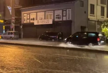 بارش شدید استانبول را فلج کرد