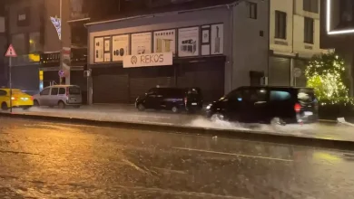 بارش شدید استانبول را فلج کرد