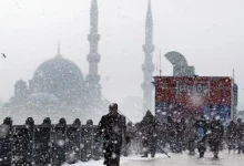 هشدار استانداری استانبول؛ بارش برف و کاهش ناگهانی دما از امشب