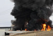 آتش‌سوزی یک کارخانه در منطقه صنعتی کریک‌کاله