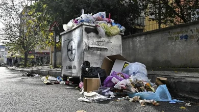 تجمع زباله در مالتپه استانبول به‌دنبال اعتصاب کارگران شهرداری