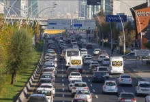 افزایش ۶/۶ درصدی تعداد خودروها در آنکارا، زمان ترافیک را ۲۲ دقیقه افزایش داد