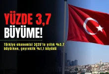 رشد ۳.۷ درصدی اقتصاد ترکیه در سه‌ماهه سوم ۲۰۲۵