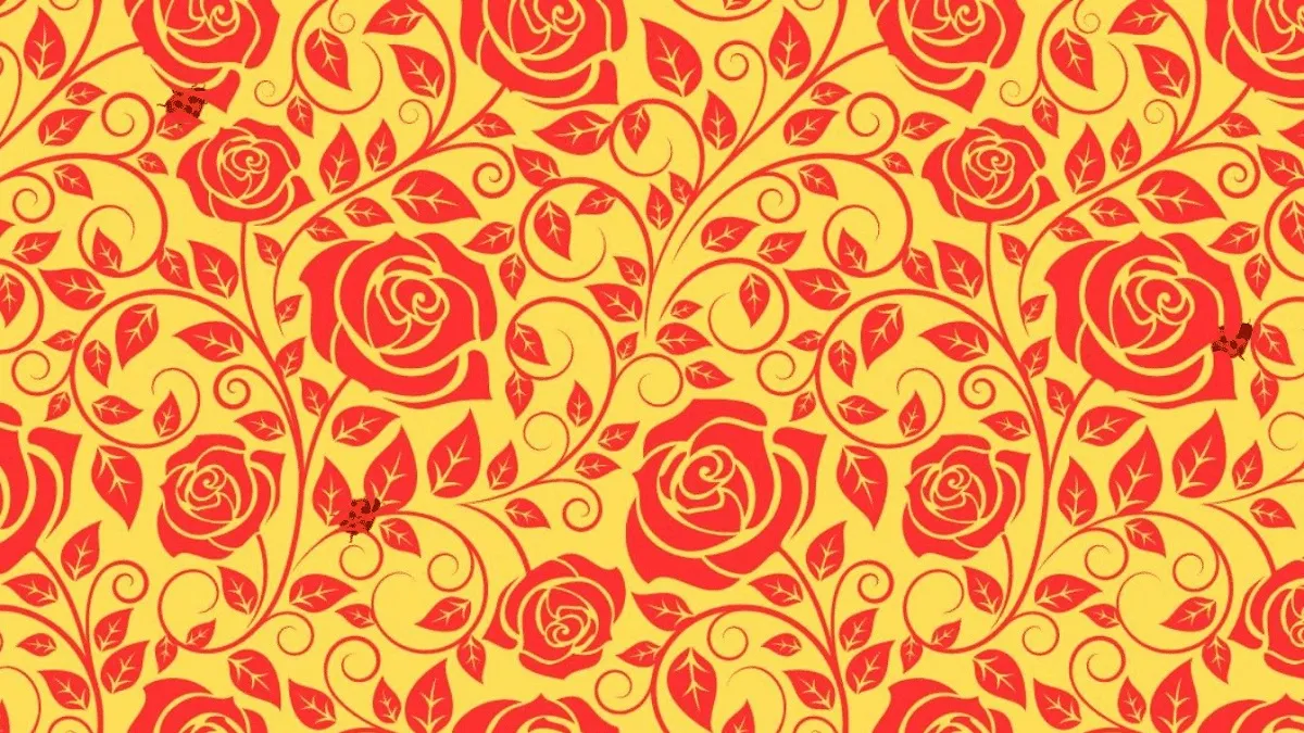 تست بینایی ۳ کفشدوزک را در میان گل‌ها پیدا کنید1