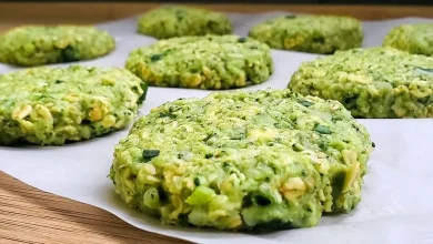 طرز تهیه کوکو سبزیجات با کاهو و برنج فیلم