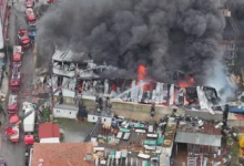 آتشسوزی گسترده در آتاشهیر استانبول