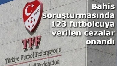 تأیید محرومیت ۱۲۳ بازیکن فوتبال ترکیه در پرونده شرط‌بندی