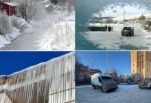 سرمای شدید در شرق آناتولی