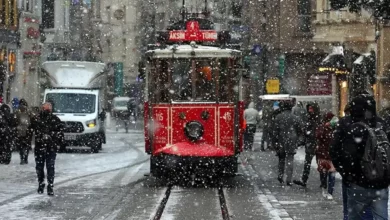دمای هوا در استانبول به ۲ درجه می‌رسد