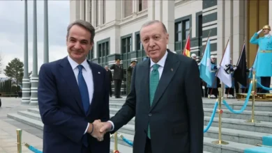 دیدار اردوغان و میچوتاکیس در آنکارا